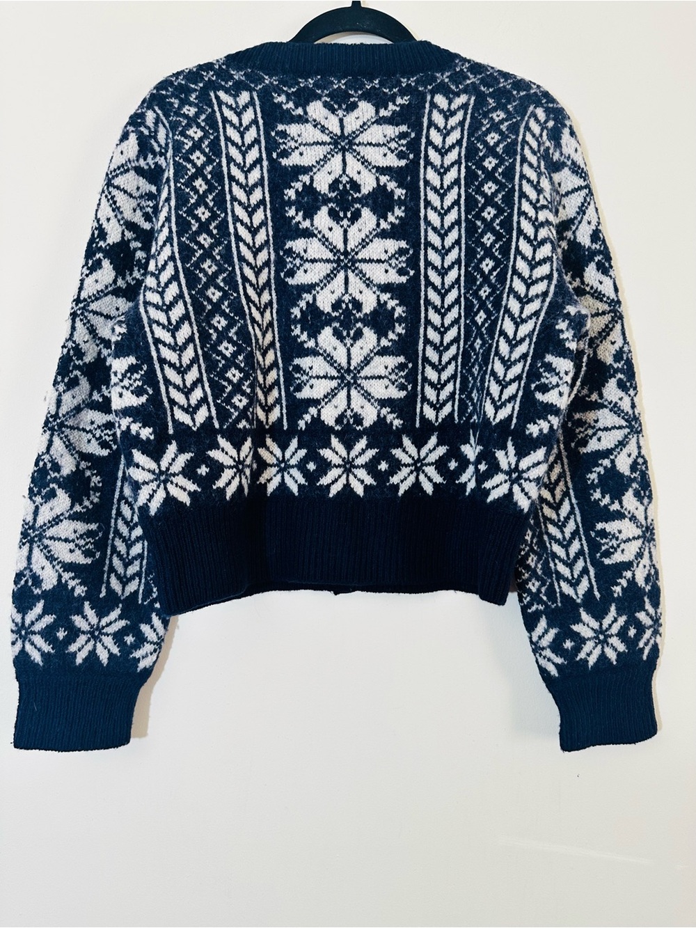 Madewell Fair Isle Wool Cardigan Jacket XL - Picture 10 of 16